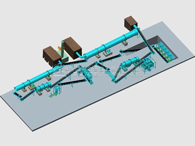 有機肥生產線老工廠成熟的成套有肥料設備